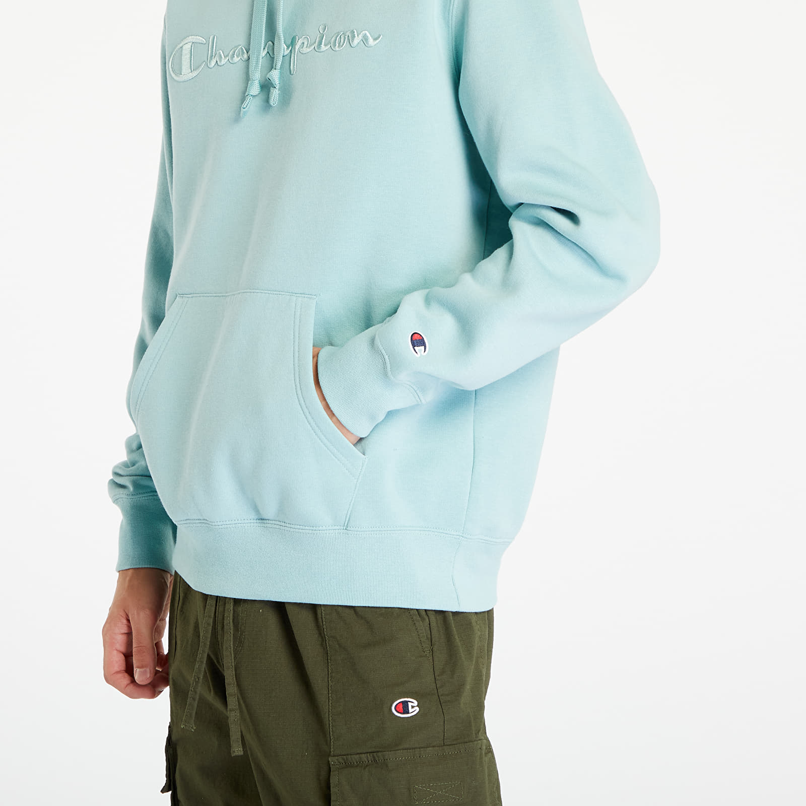 Sweatshirts Champion Hooded Sweatshirt Light Blue Queens