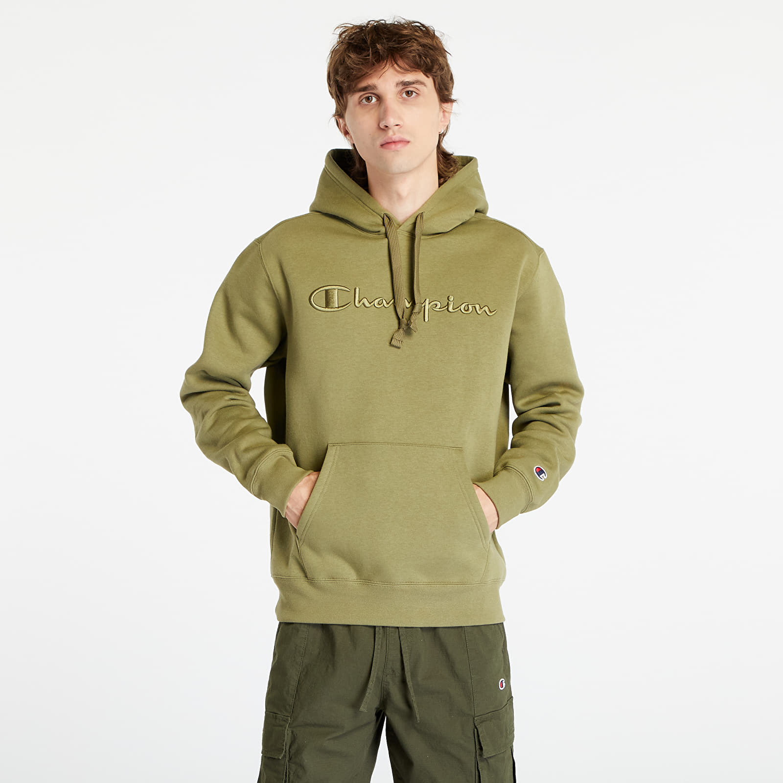 Sweatshirts Champion Hooded Sweatshirt Khaki Queens