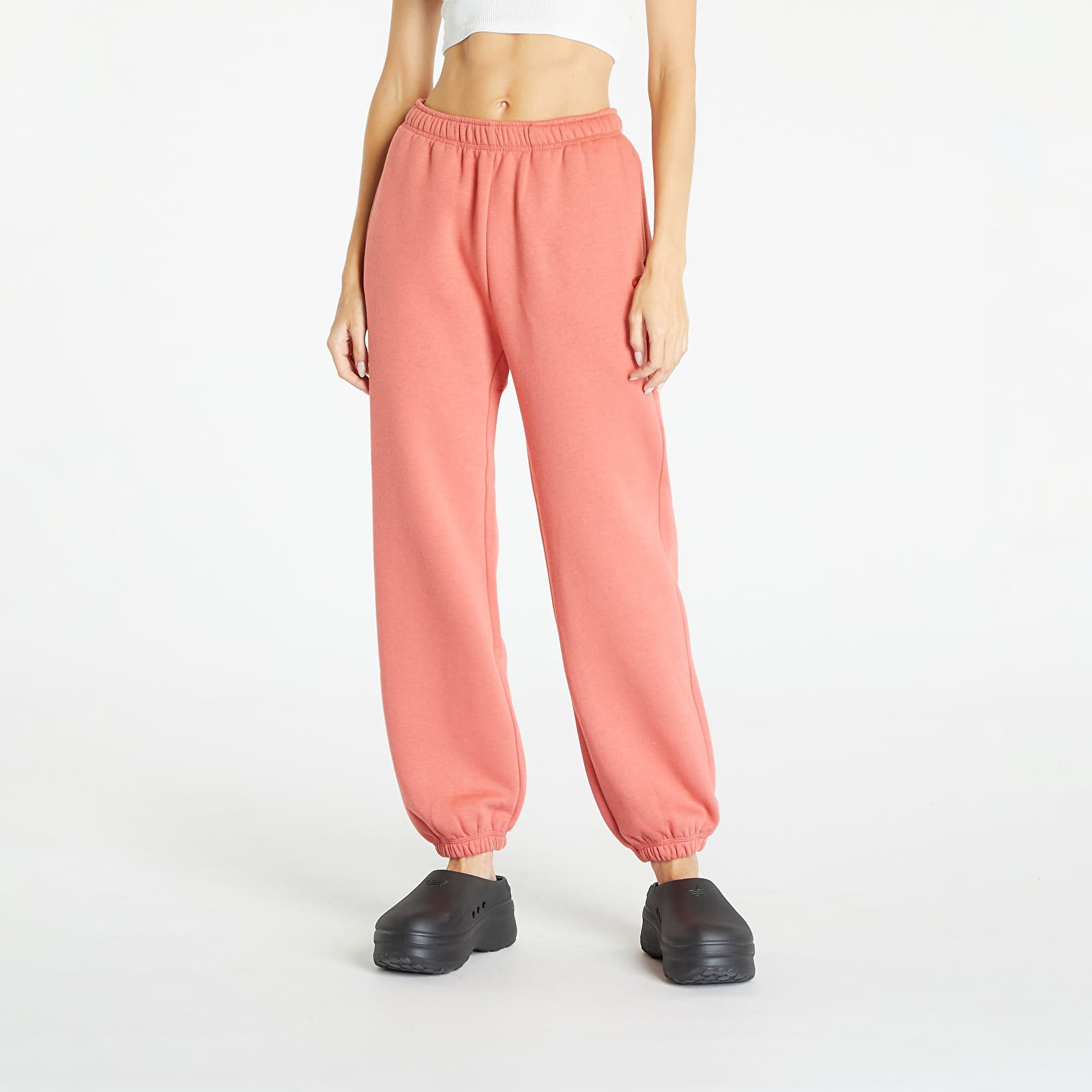 Dżinsy i spodnie Champion Elastic Cuff Pants Dark Pink