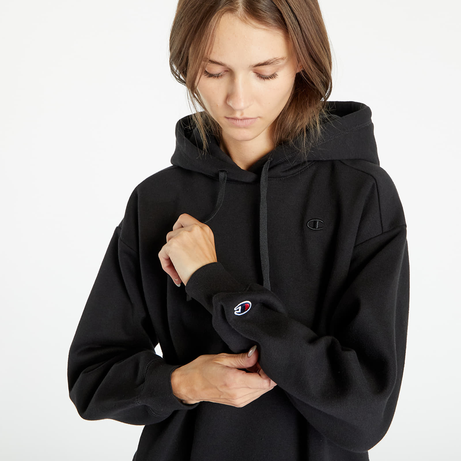 Sweatshirts Champion Hooded Sweatshirt Black Queens