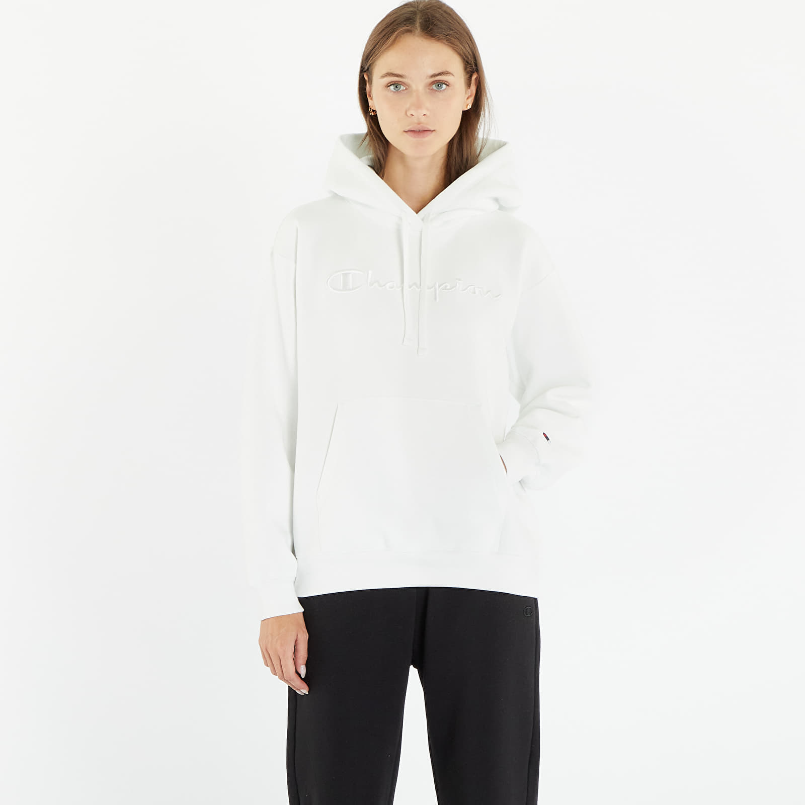 Sweaters Champion Hooded Sweatshirt White