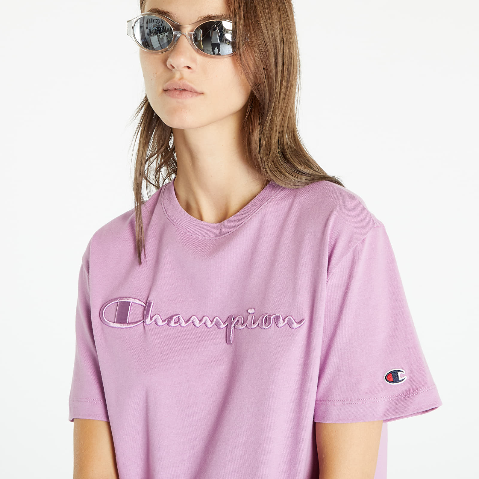 Trička Champion Crewneck T-Shirt Purple