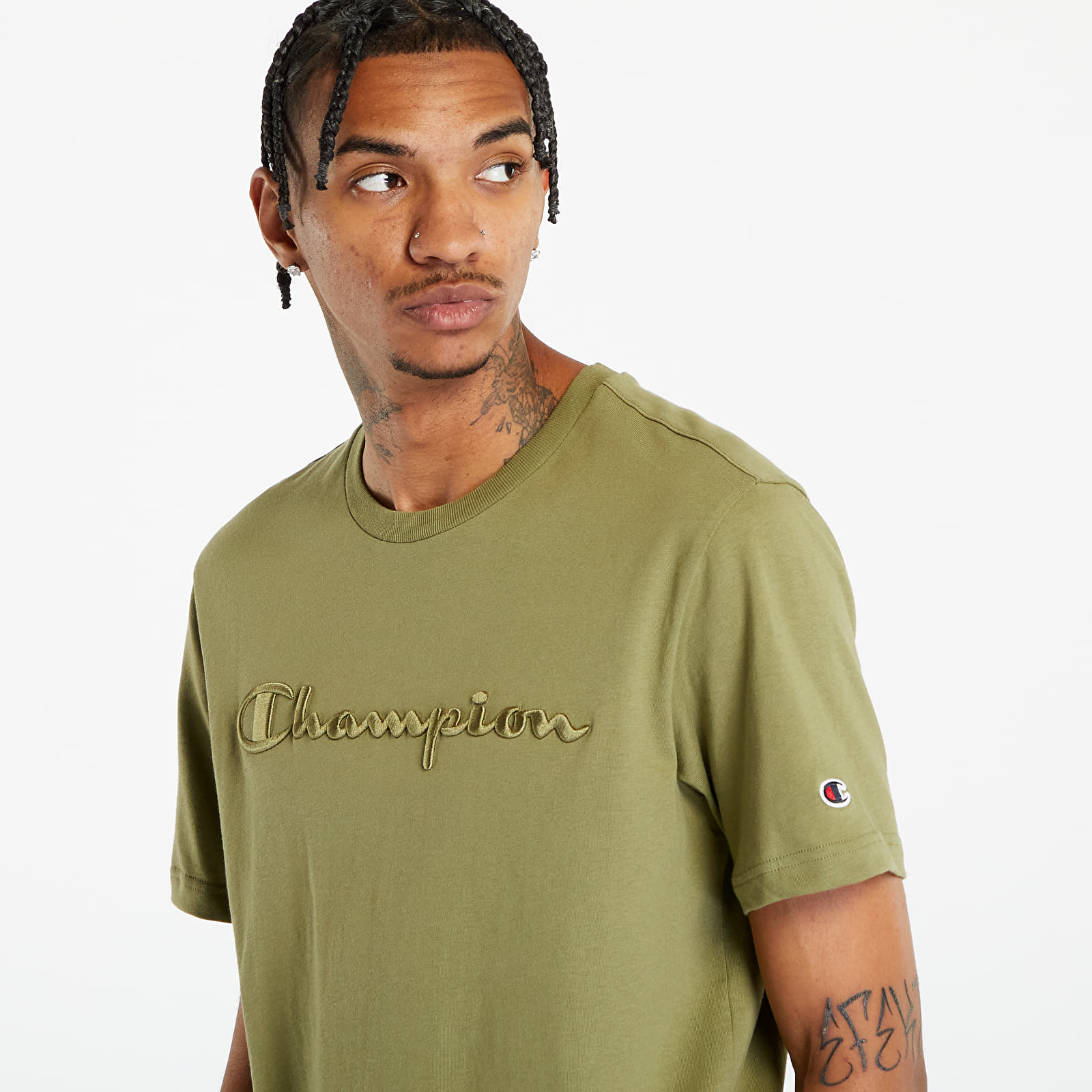 Champion khaki t shirt shop