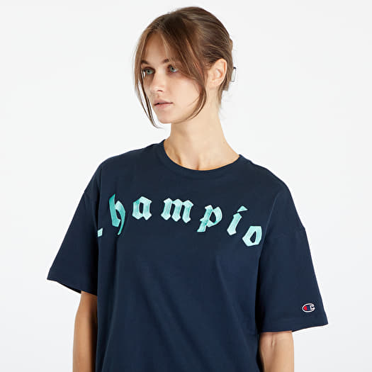 Champion t 2025 shirt dark blue