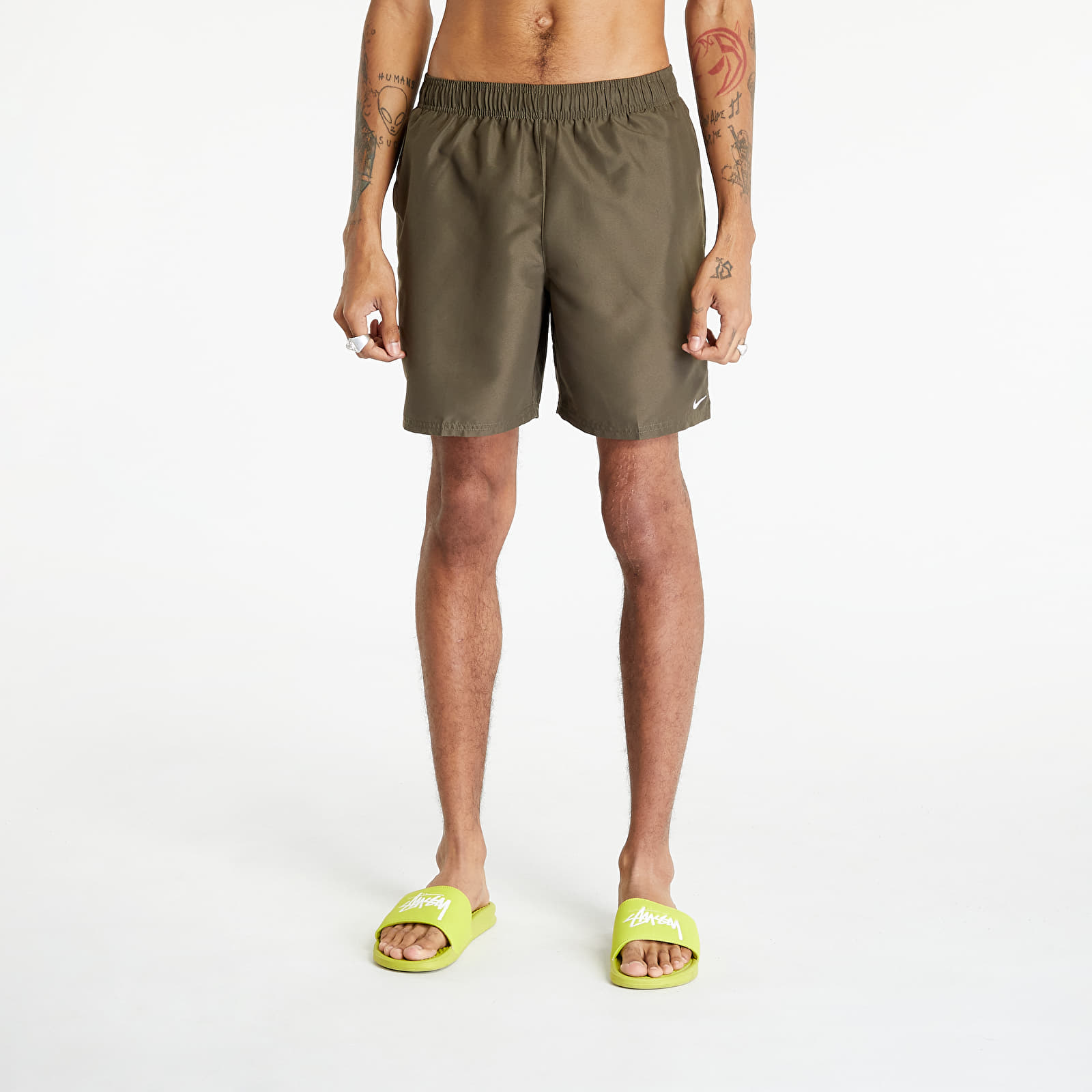 Plavky Nike Swim Essential 7 Khaki