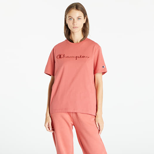 Womens pink shop champion shirt