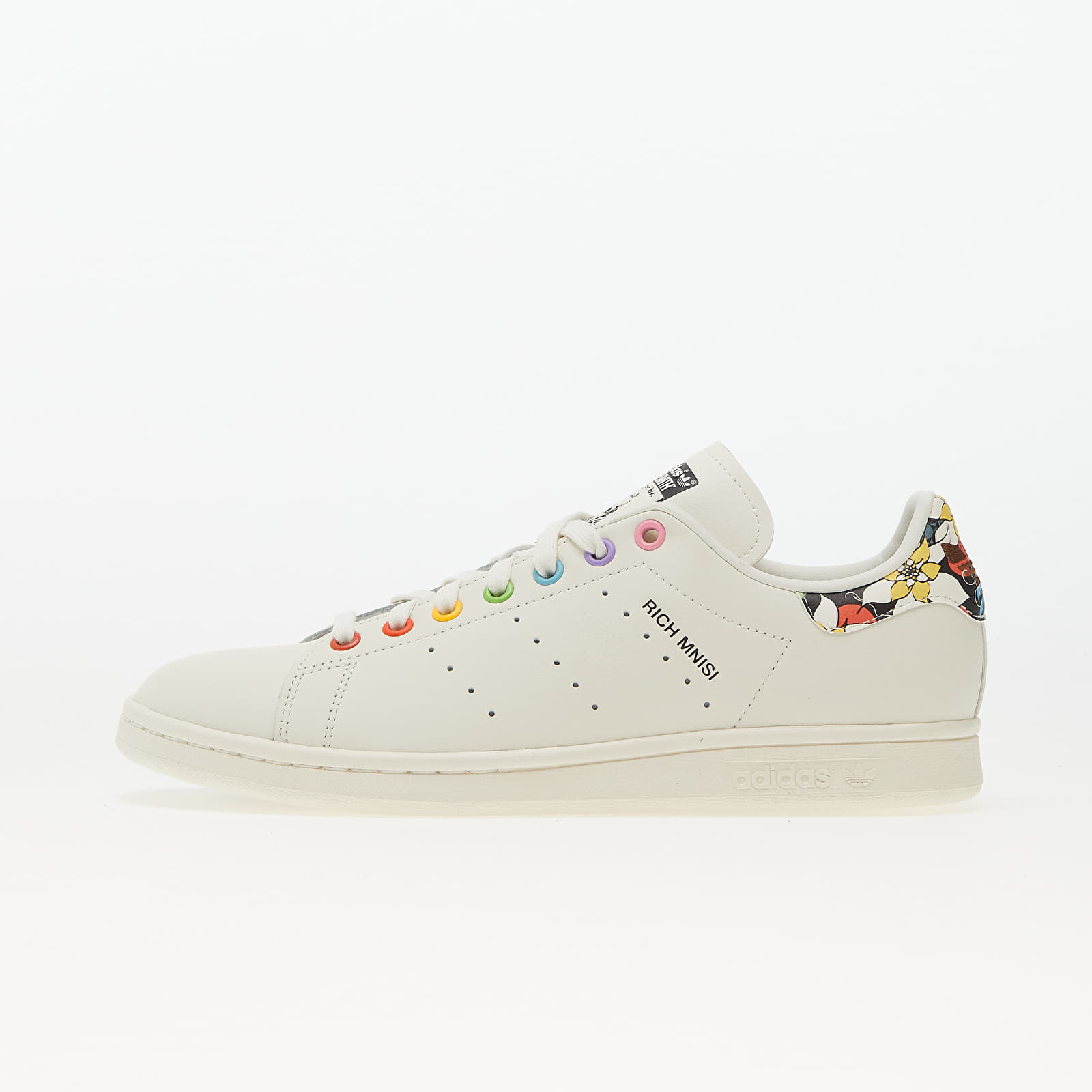 Vīriešu čības un apavi adidas Originals RICH MNISI Stan Smith Pride Off White/ Core Black/ Off White