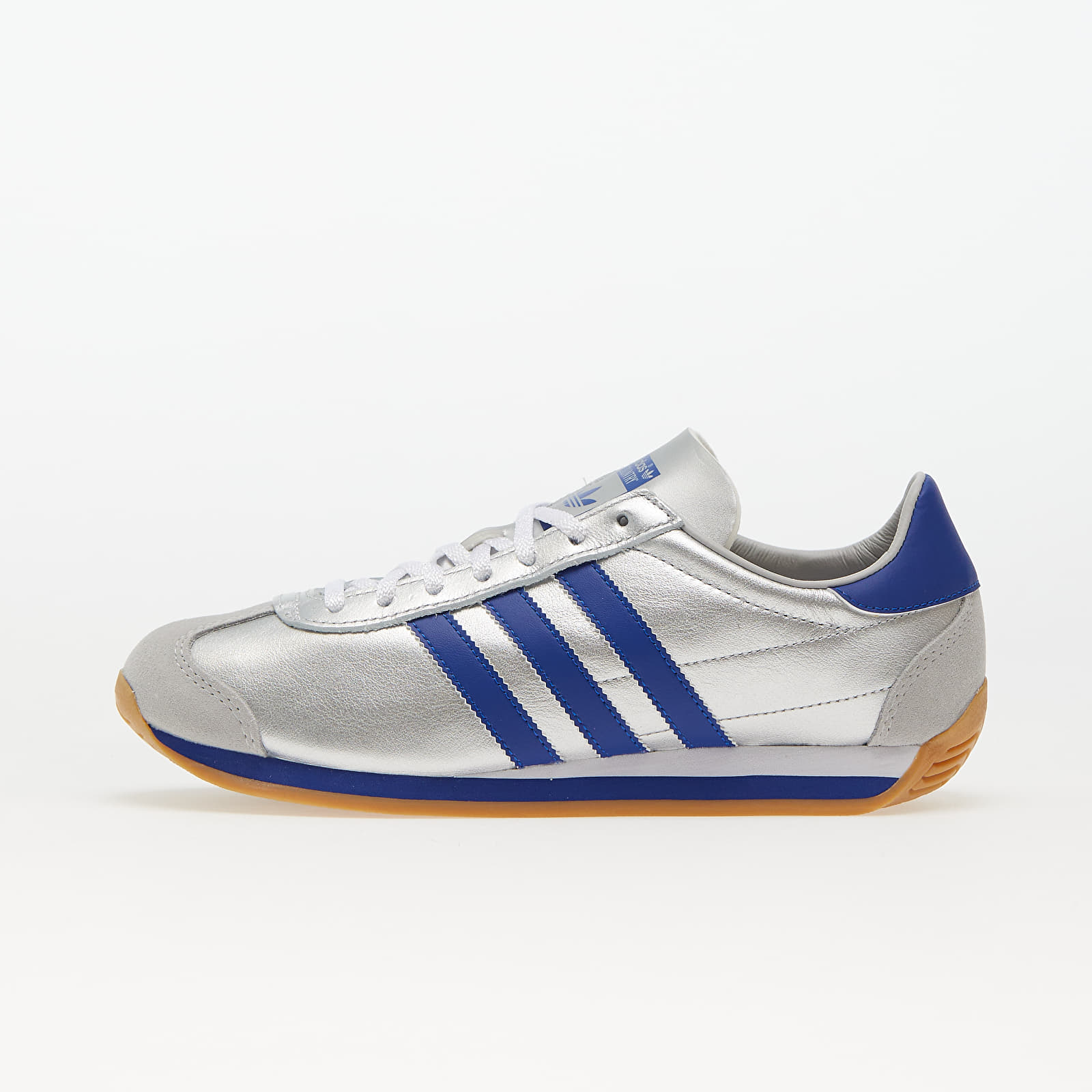 Turnschuhe und Schuhe für Männer adidas Originals Country Og Metallic Silver/ Brave Blue/ Ftw White