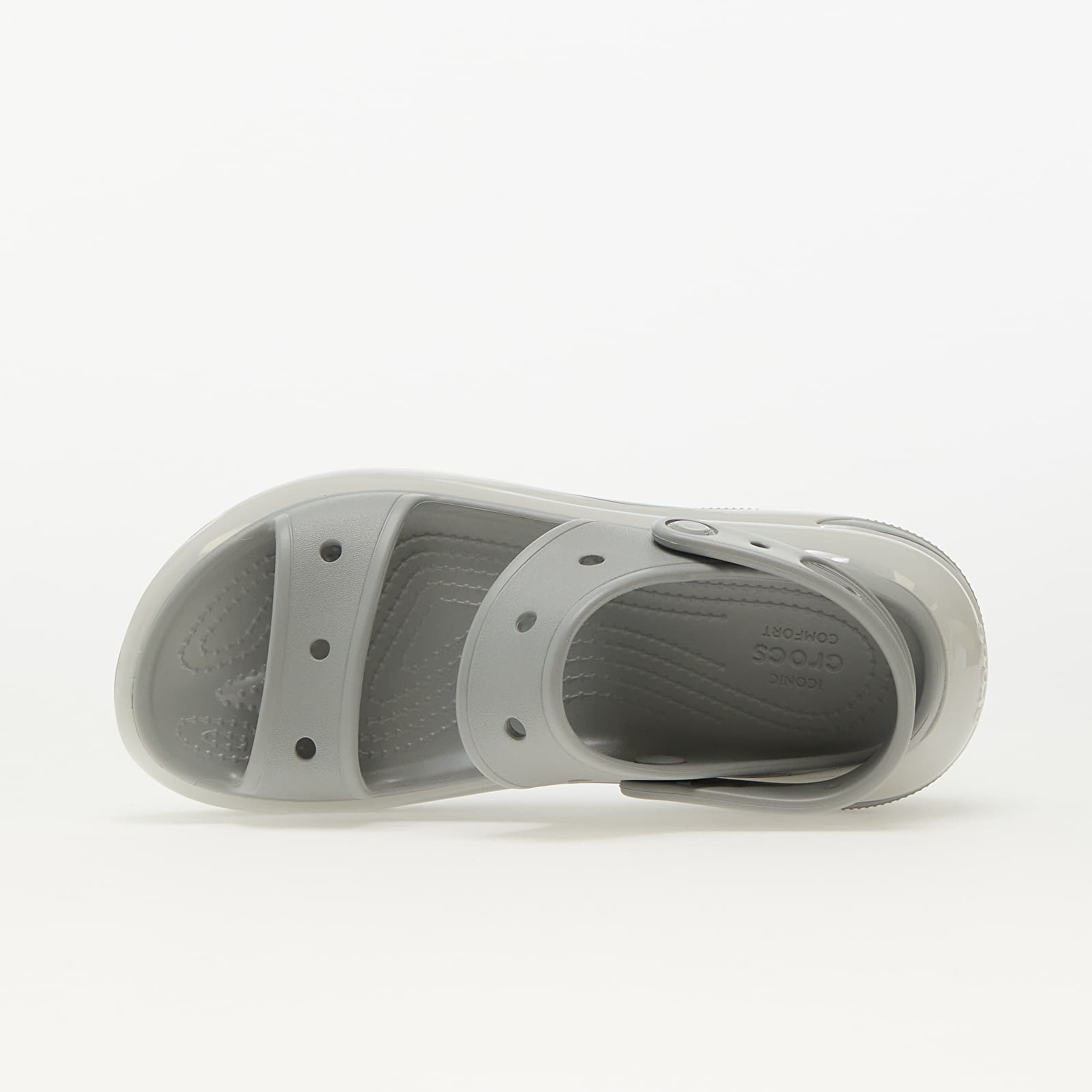 Turnschuhe und Schuhe für Männer Crocs Classic Mega Crush Sandal Light Grey