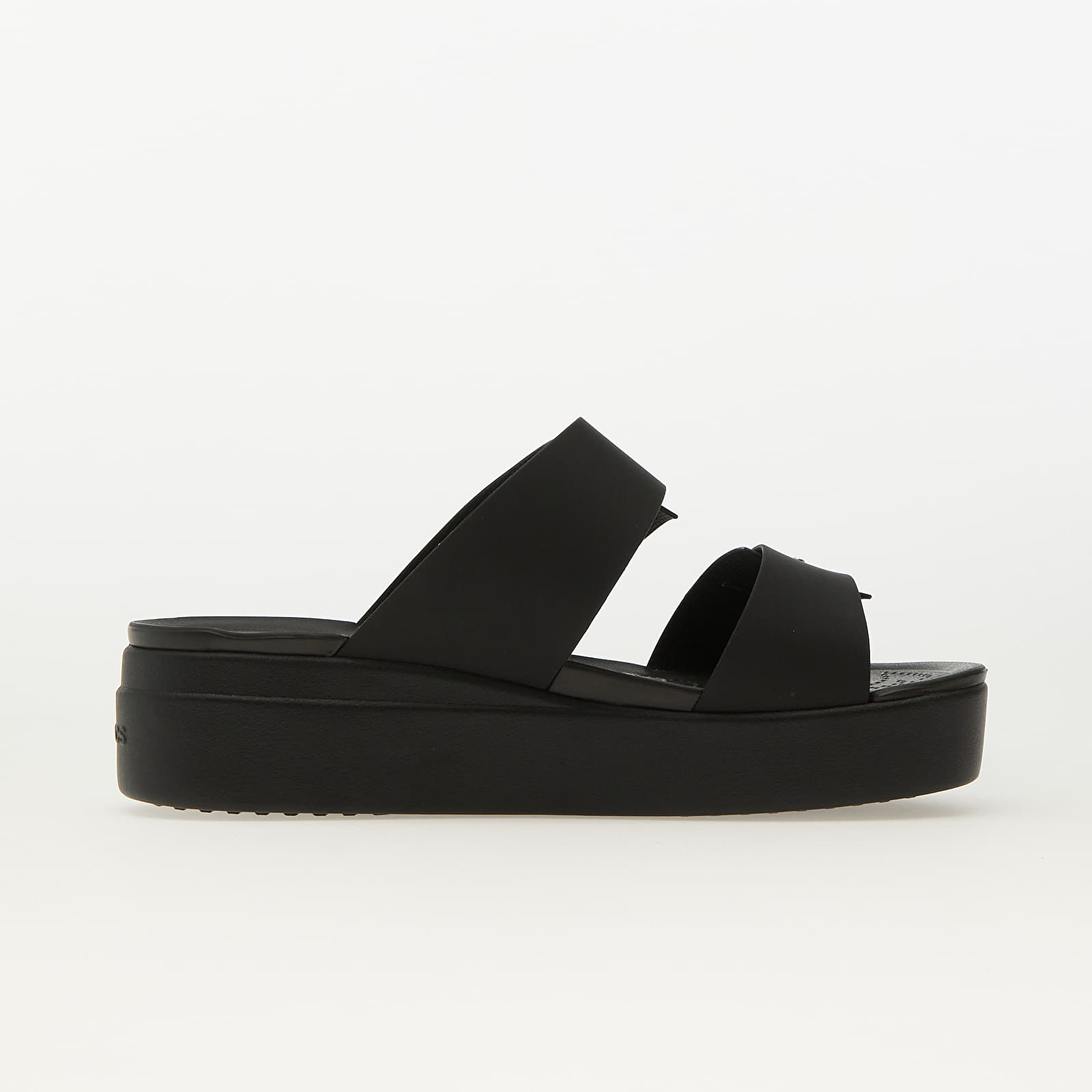 Women's sneakers and shoes Crocs Brooklyn Buckle Low Wedge Black