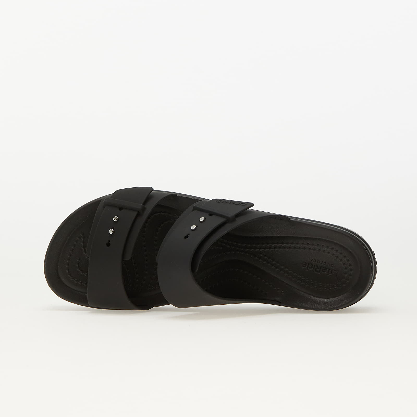 Women's sneakers and shoes Crocs Brooklyn Buckle Low Wedge Black