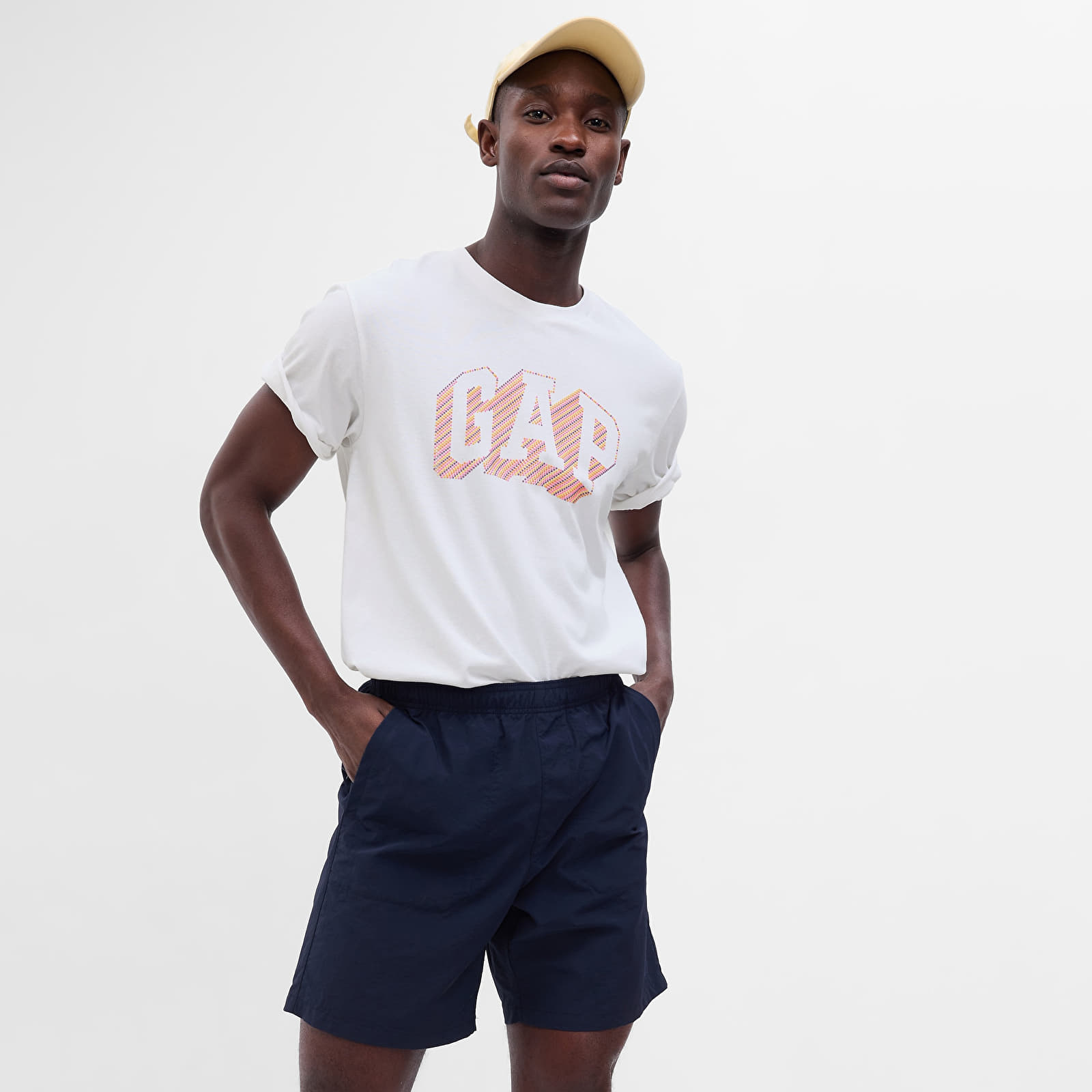T-shirts GAP Int Ss Arch T 2 Fresh White