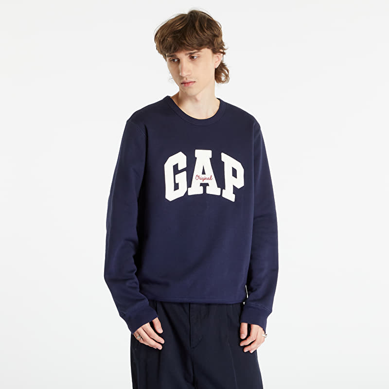 Džemperis GAP Gap Original Arch Crew Tapestry Navy