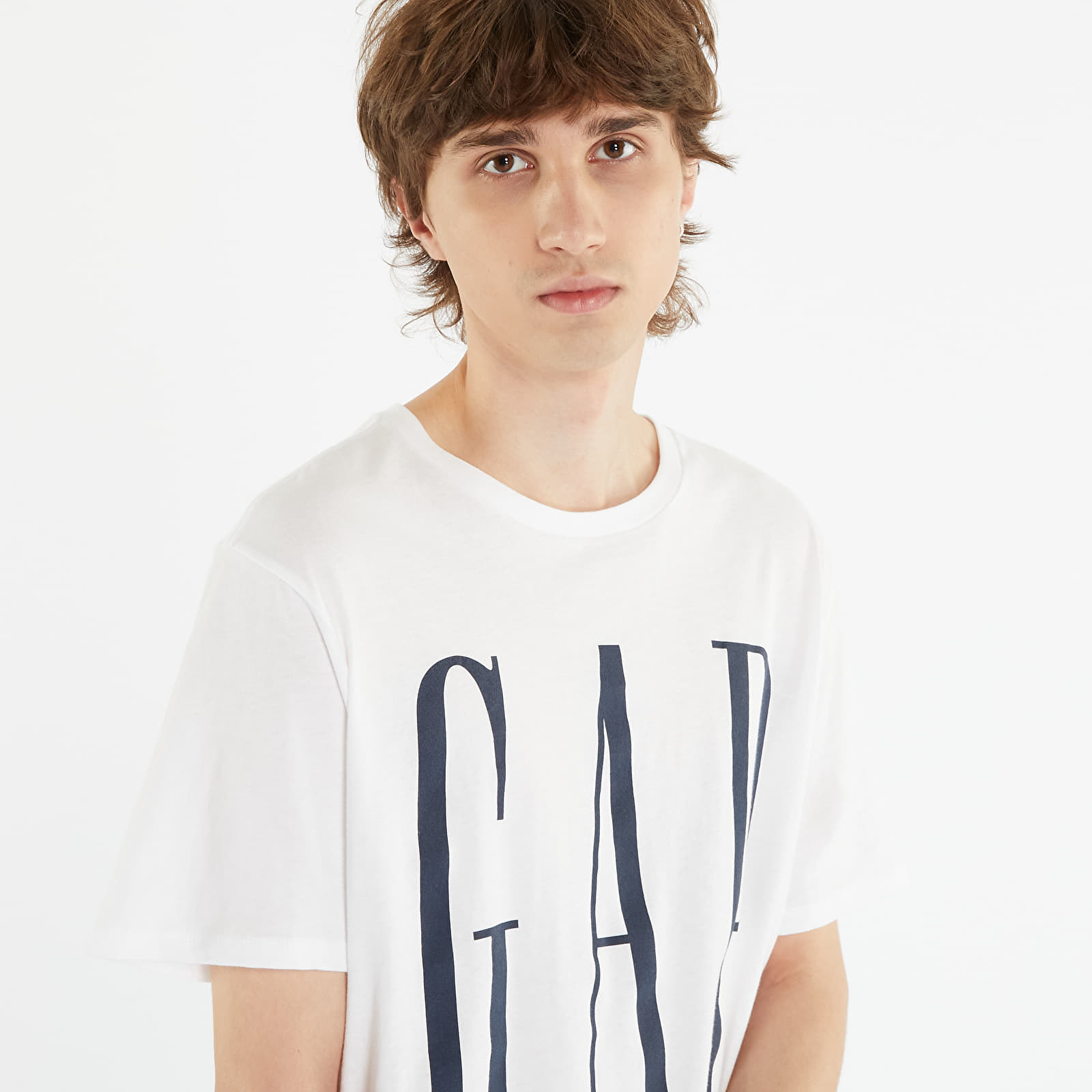   Μπλούζες GAP V-Ss Corp Logo T White Global