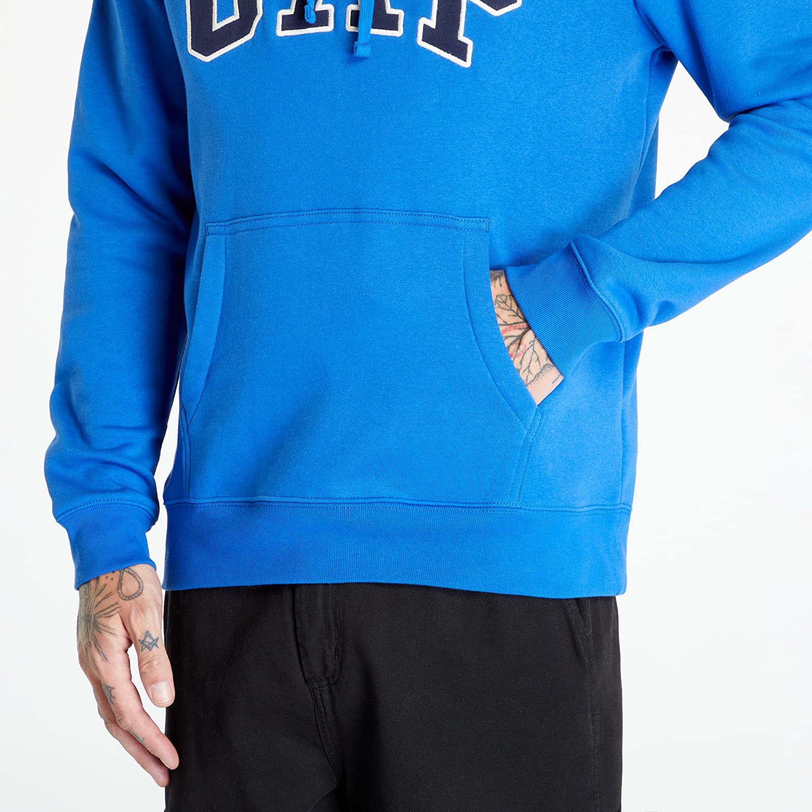 Sweatshirts GAP V-Heritage Logo Po Snl Admiral Blue