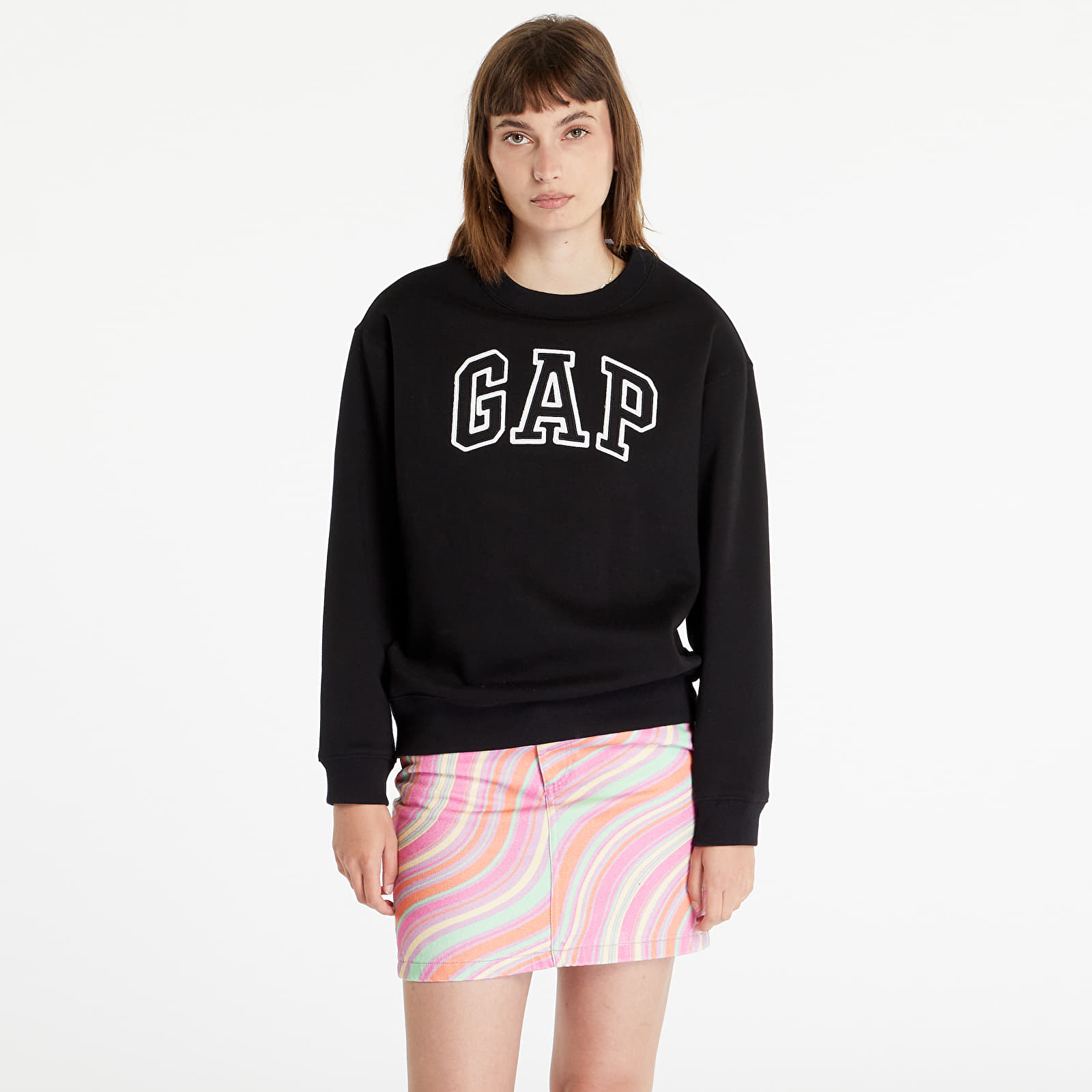 Sweatshirt GAP V-Gap Heritage Crew True Black XXL