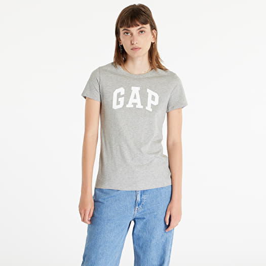 Tričko GAP V-Gap Ss Classic Tee Grey Heather