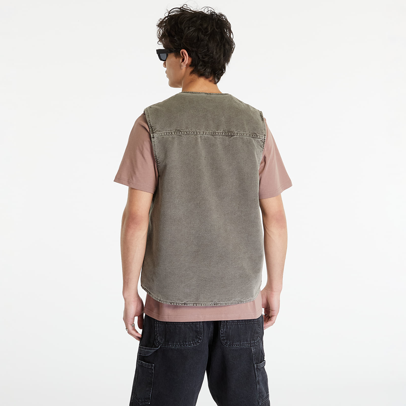 Vests Carhartt WIP Arbor Vest Black Faded | Queens
