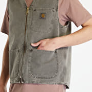 Shop Carhartt WIP Arbor Organic Dearborn Vest (black faded
