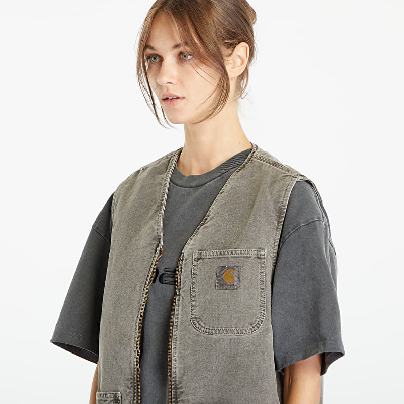 Vests Carhartt WIP Arbor Vest Black Faded (I030438.89FH) | Queens