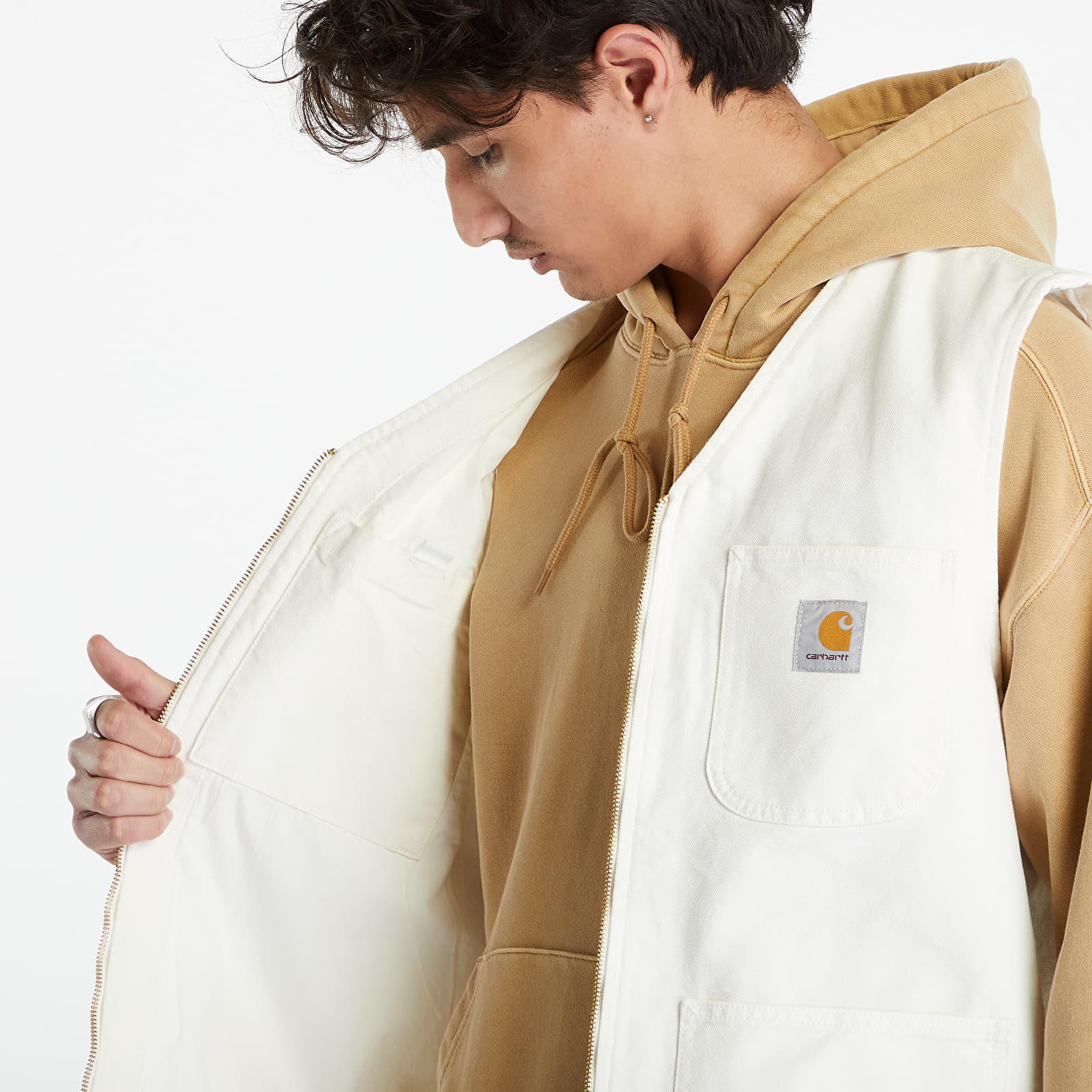 Veste Carhartt WIP Arbor Vest Wax Stone Washed