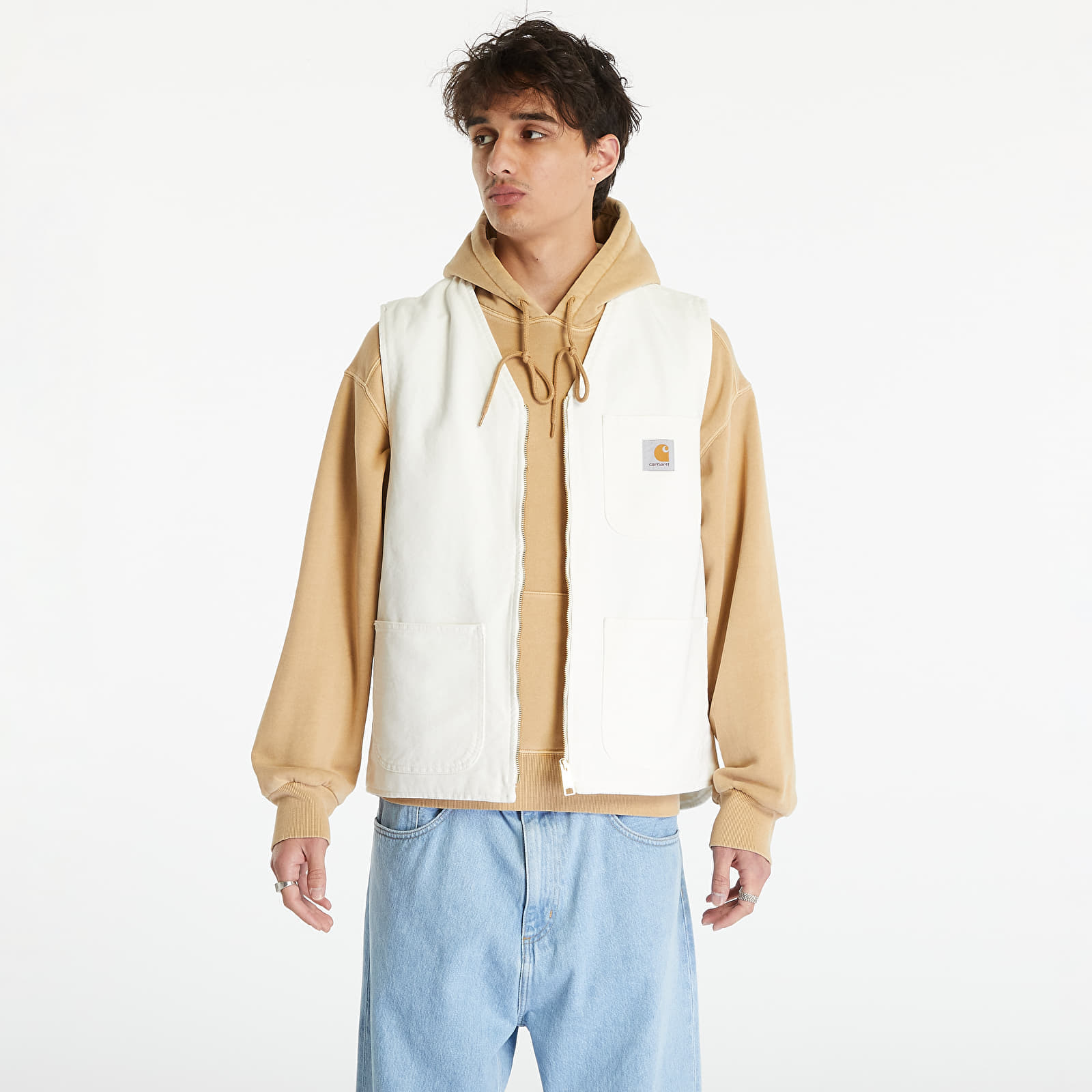 Carhartt-WIP Arbor Vest - Bay Blue Aged Canvas