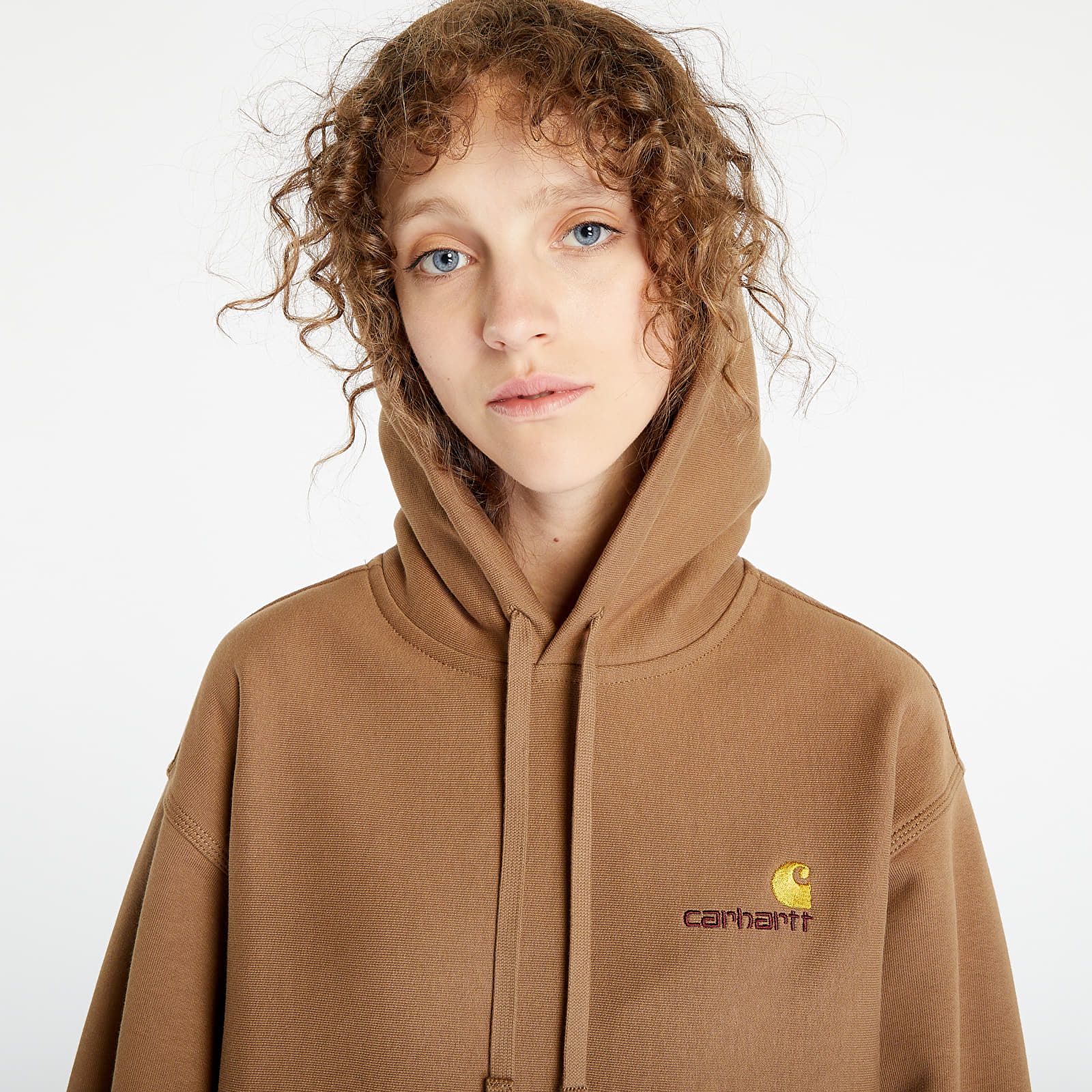 Hanorace Carhartt WIP Hooded American Script Sweat Buffalo