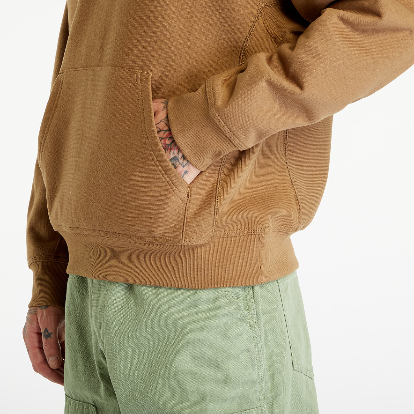 Hanorace Carhartt WIP Hooded American Script Sweat Buffalo
