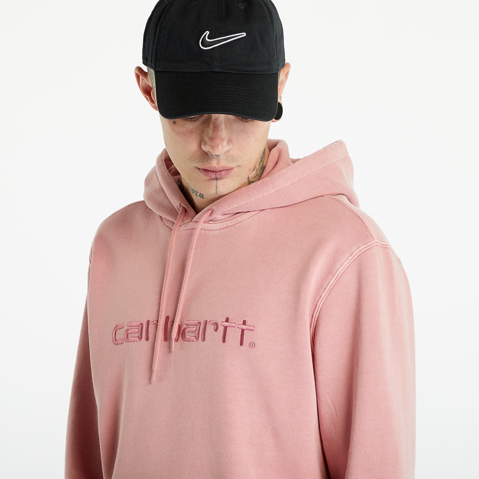Sweatshirts Carhartt WIP Hooded Duster Sweat Dahlia Garment Dyed
