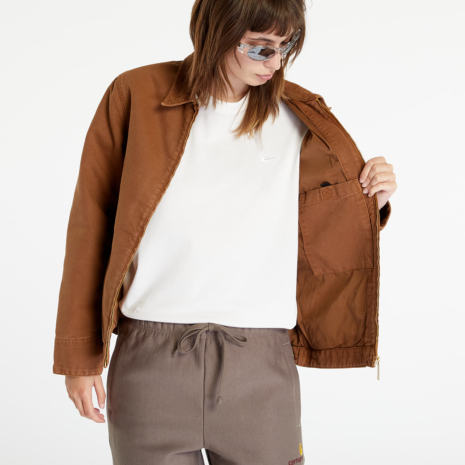Jacken Carhartt WIP Detroit Spring Jacket Faded Tamarind