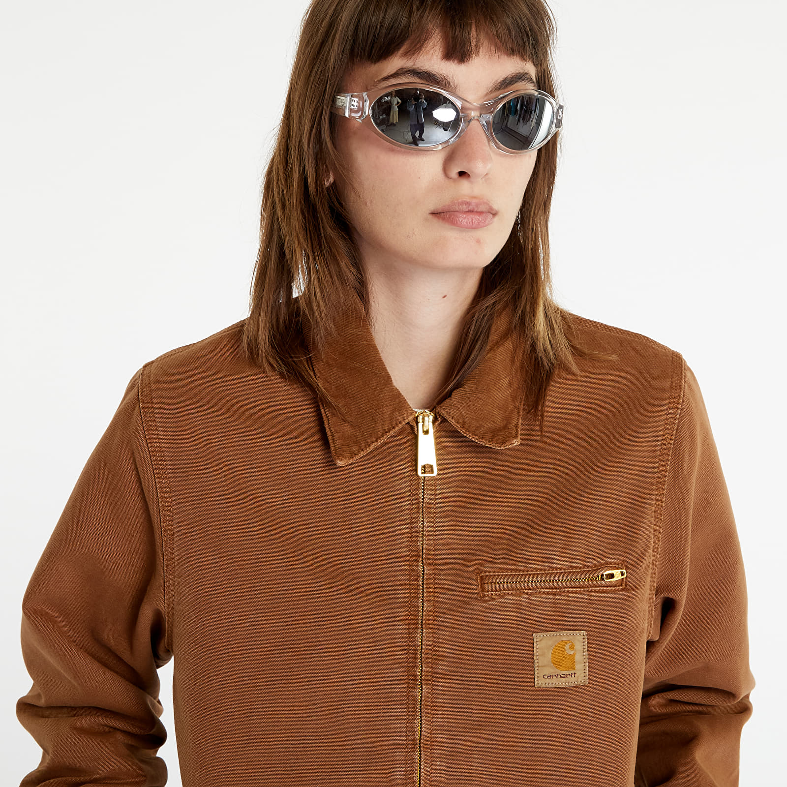 Jacken Carhartt WIP Detroit Spring Jacket Faded Tamarind