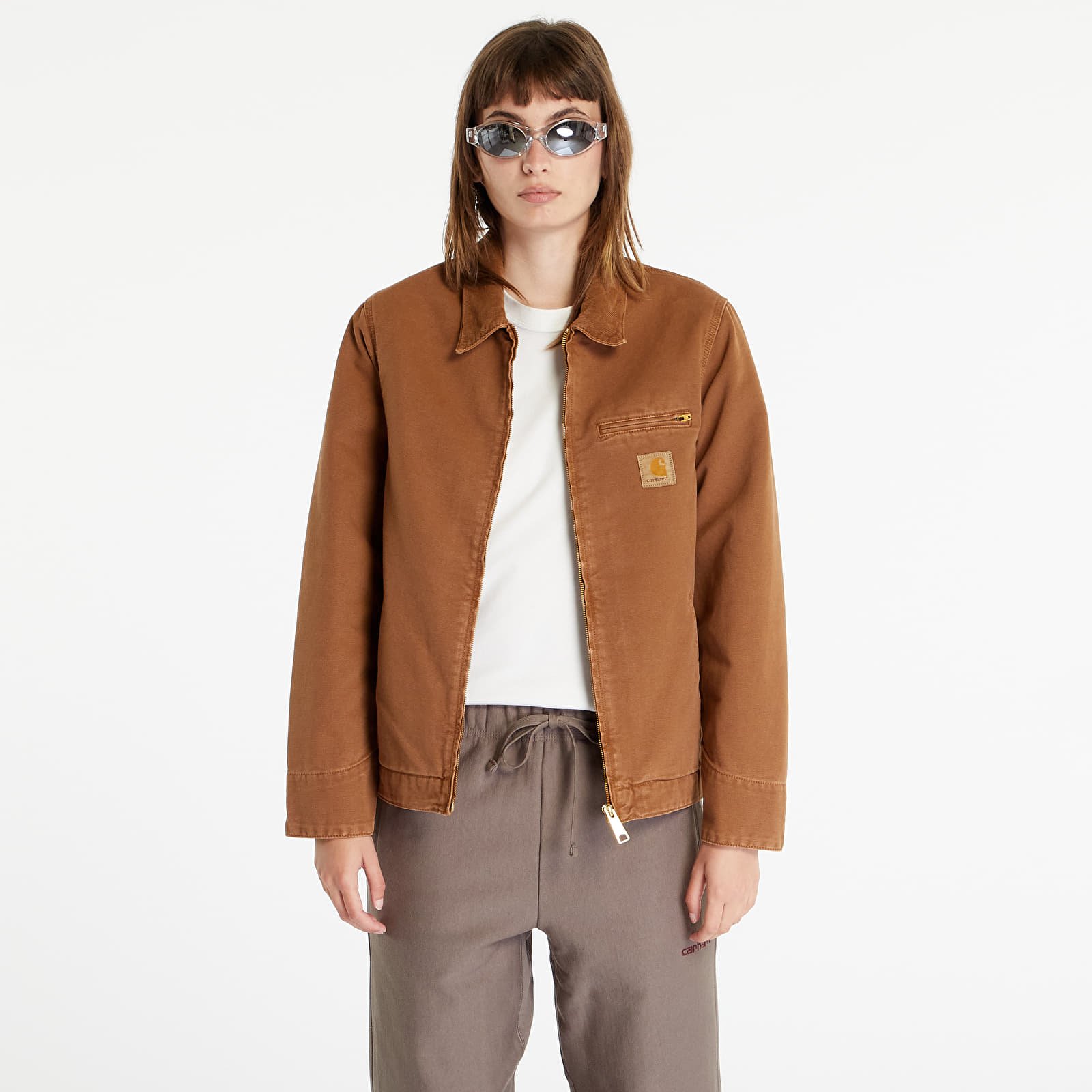 Jacken Carhartt WIP Detroit Spring Jacket Faded Tamarind