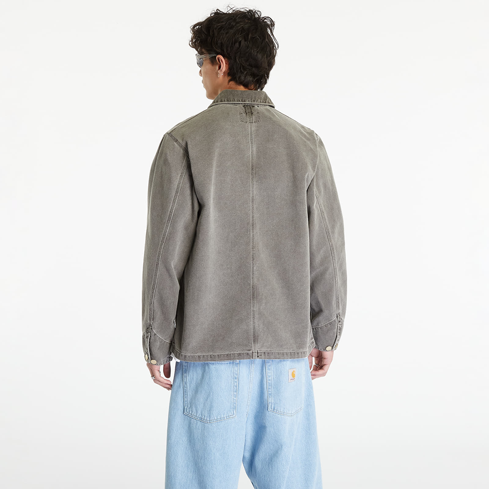 Kurtki Carhartt WIP Michigan Chore Spring Coat Black