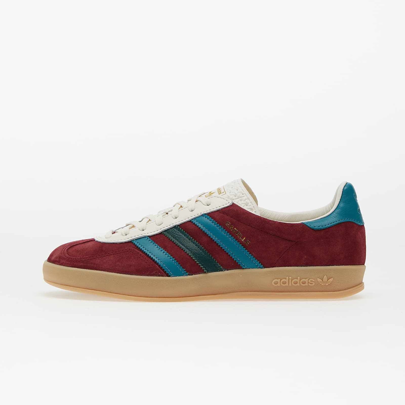 Men's sneakers and shoes adidas Originals Gazelle Indoor Core Burgundy/ Arctic Fuchsia/ Collegiate Green