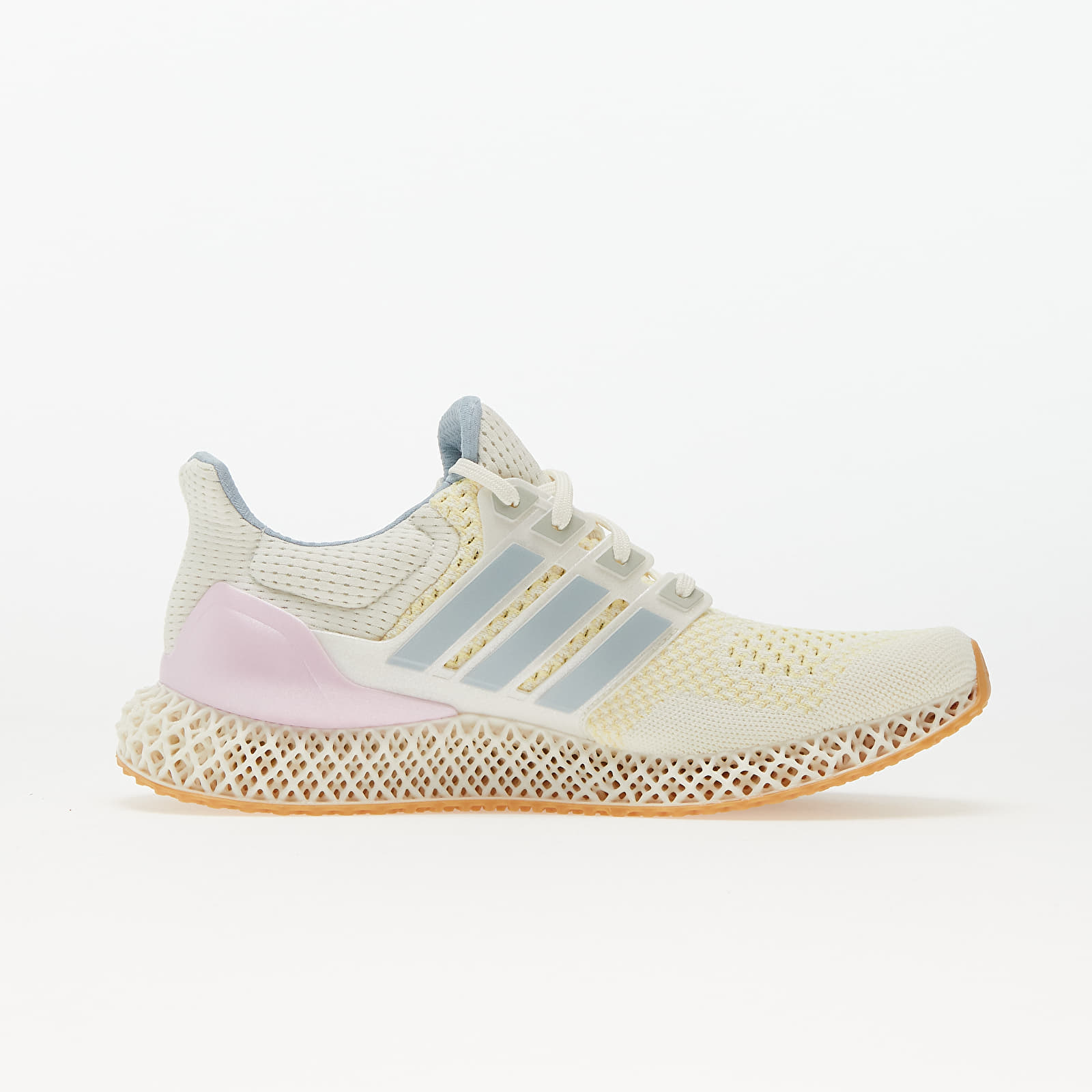 Vīriešu čības un apavi adidas Performance Ultra 4D Off White/ Wonder Blue/ Orchid Fuchsia