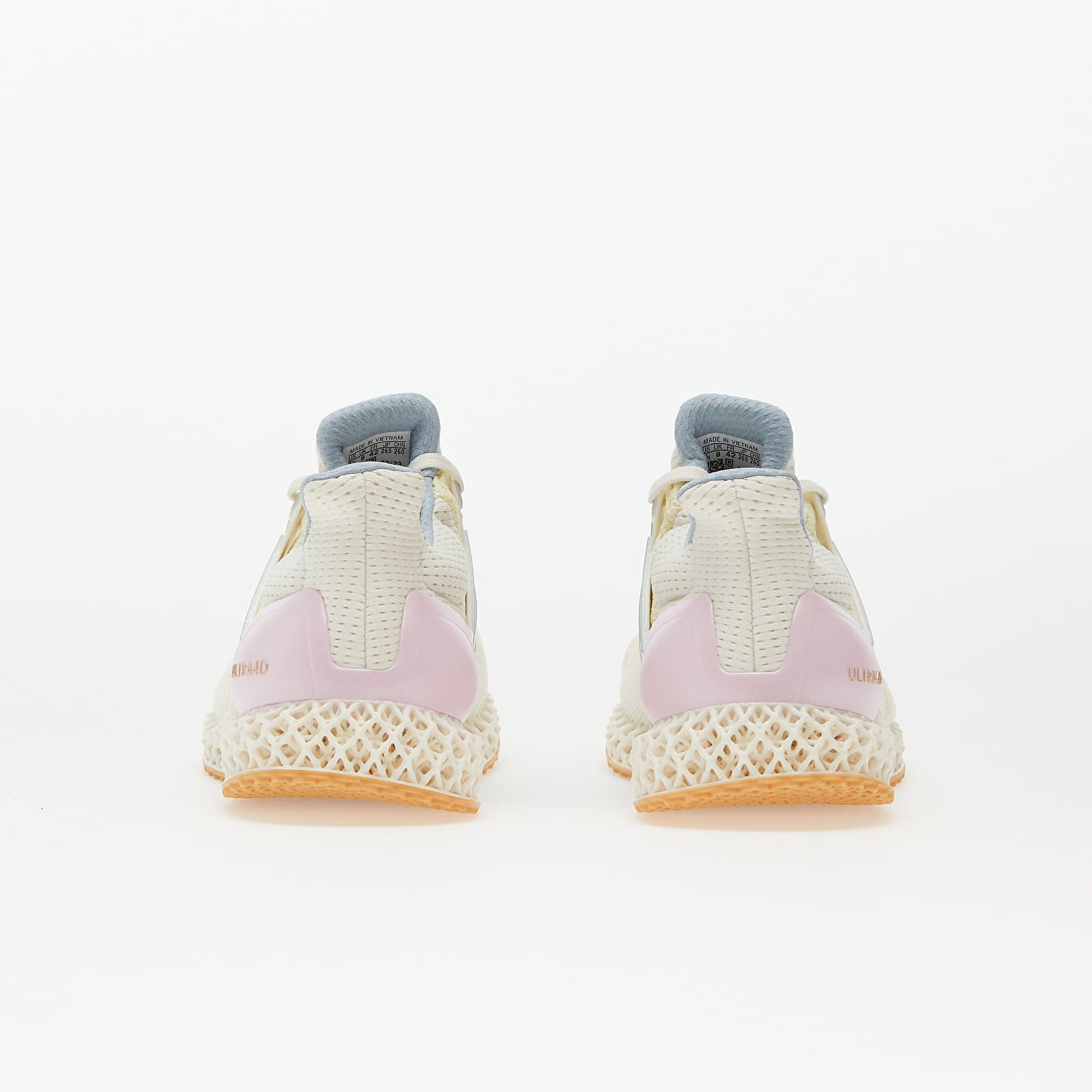 Vīriešu čības un apavi adidas Performance Ultra 4D Off White/ Wonder Blue/ Orchid Fuchsia