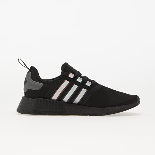 Men s sneakers and shoes adidas Originals NMD R1 Core Black Silver Metallic Core Burgundy Queens