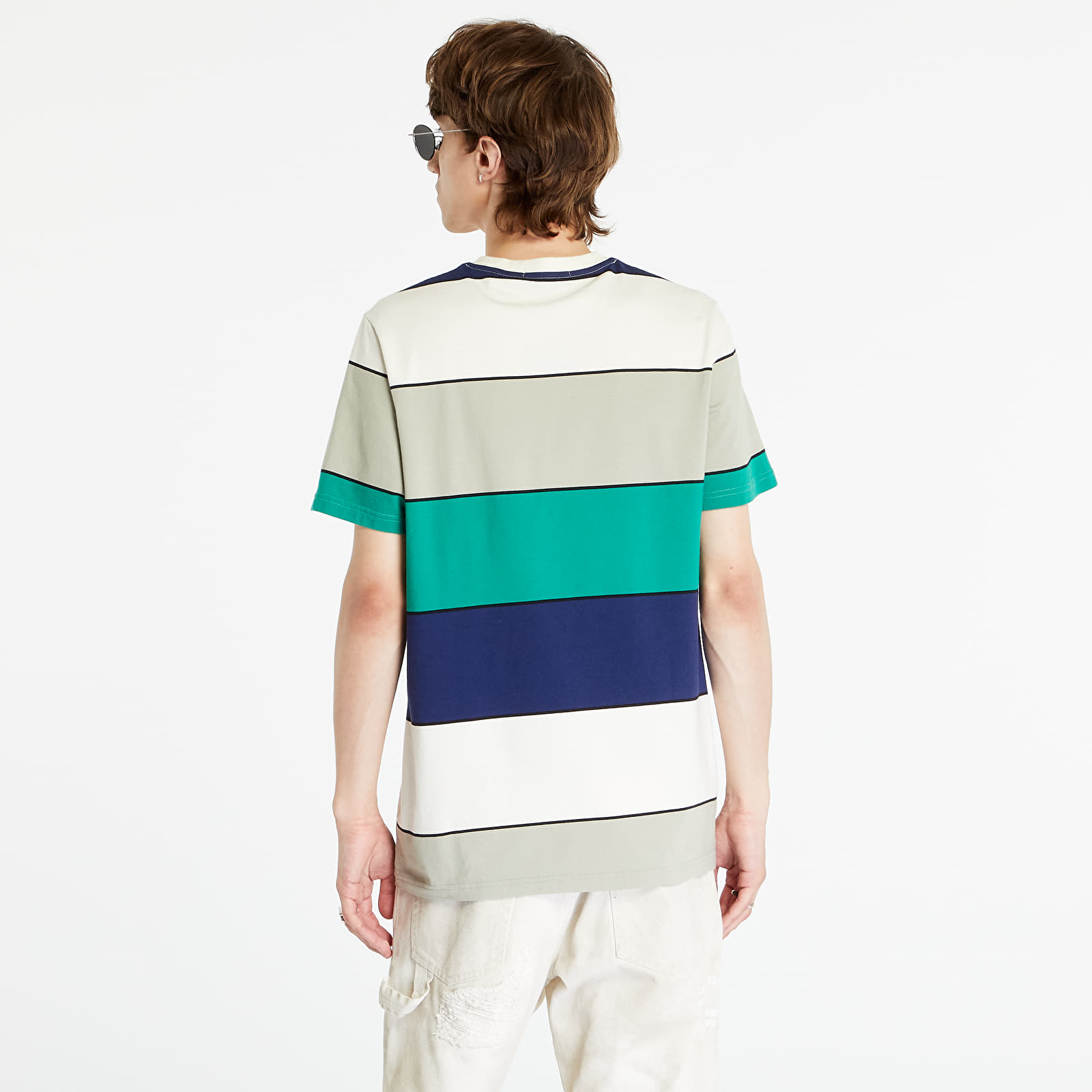 T-Shirts FRED PERRY Bold Stripe T-Shirt Seagrass | Queens