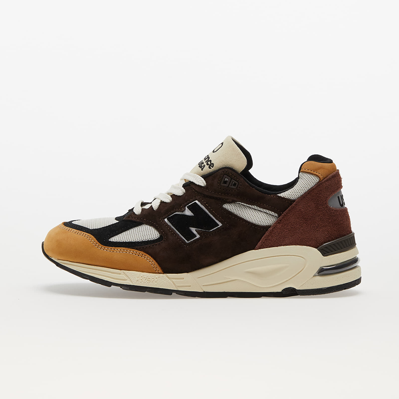 Vīriešu čības un apavi New Balance 990 V2 Made in USA Black Tan