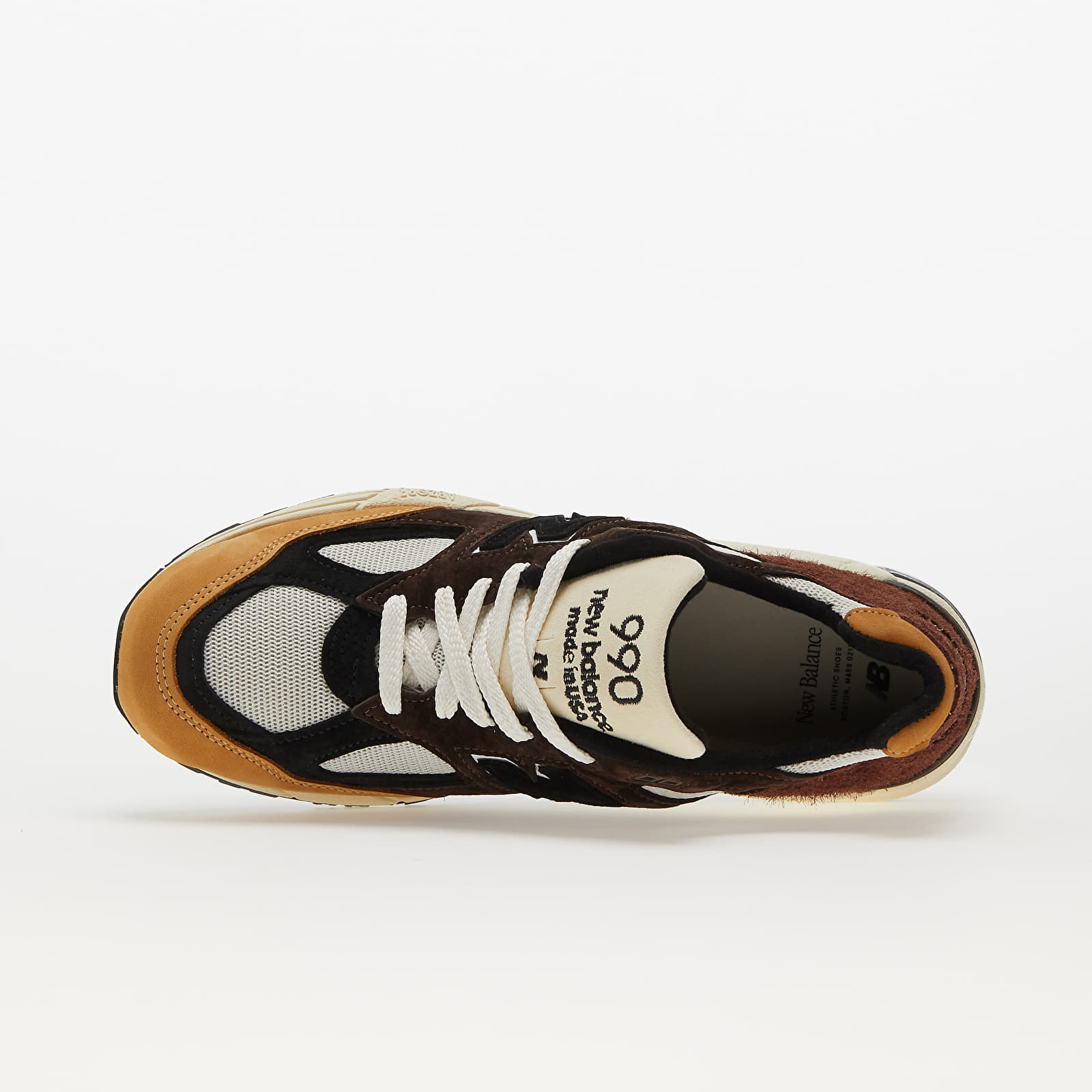 Vīriešu čības un apavi New Balance 990 V2 Made in USA Black Tan