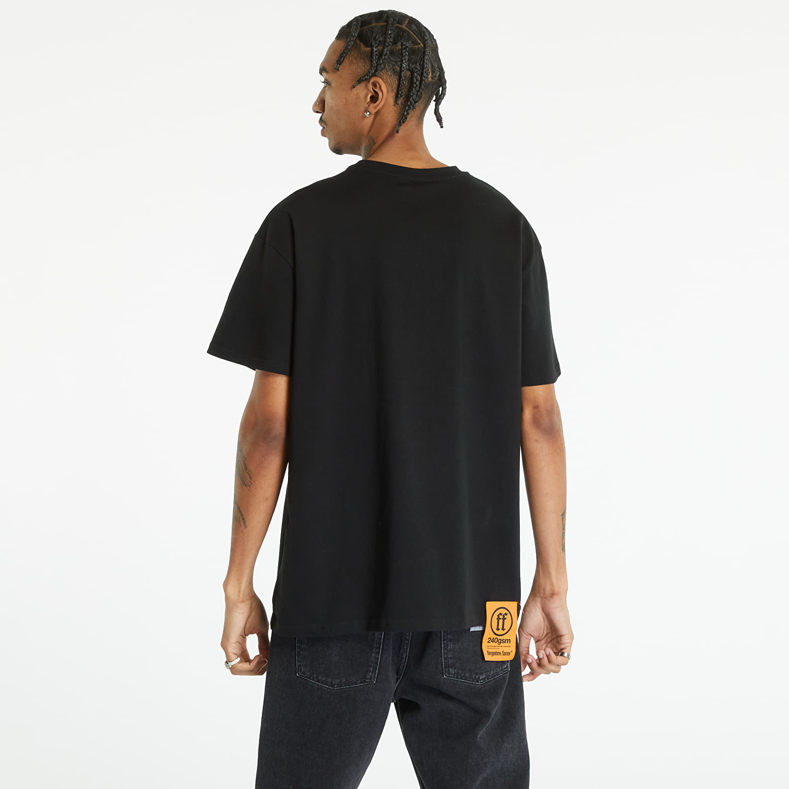 T-Shirts Forgotten Faces Distant Heavy Oversized Tee Black