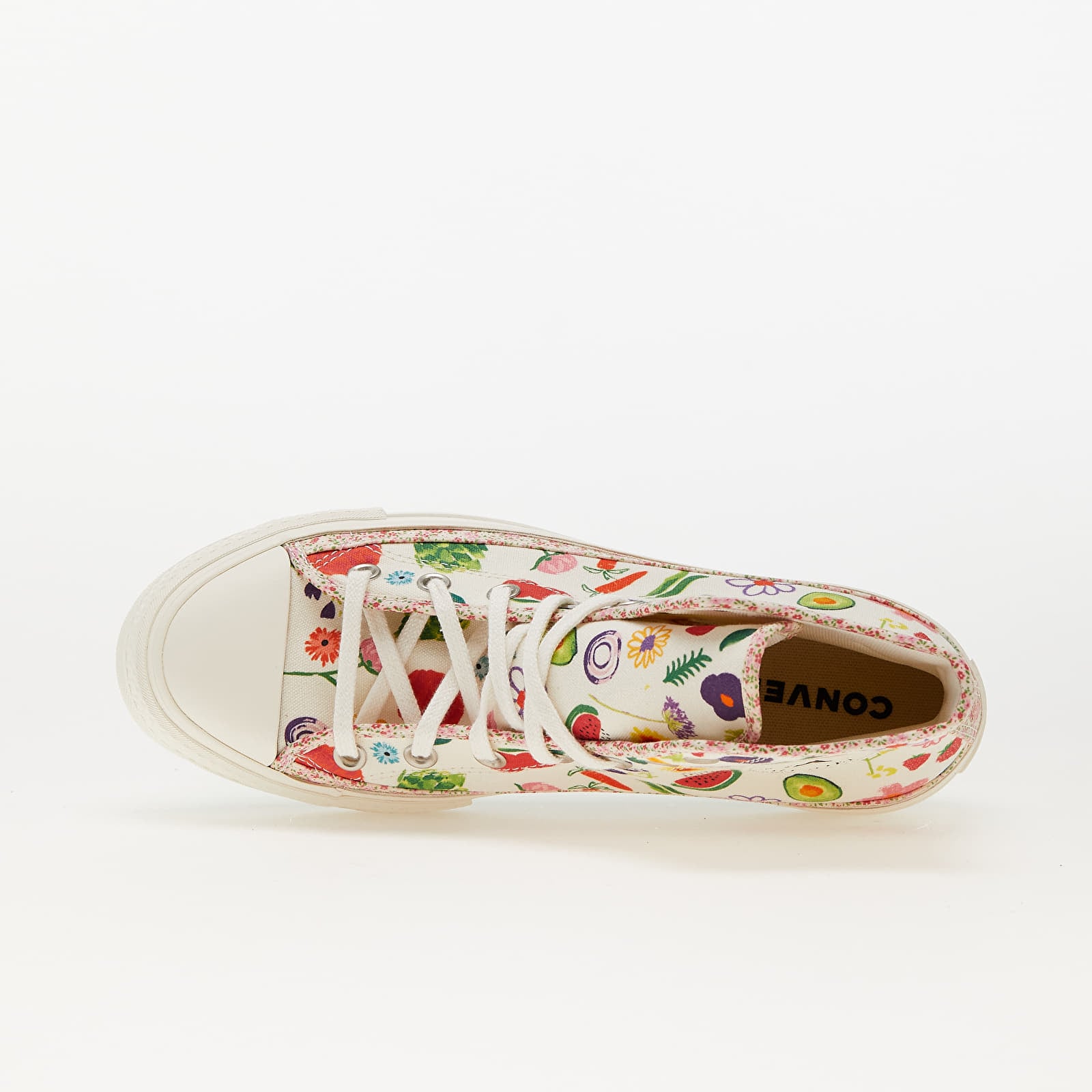 Naisten lenkkarit ja kengät Converse Chuck Taylor All Star Lift Egret/ Egret/ Green Beam