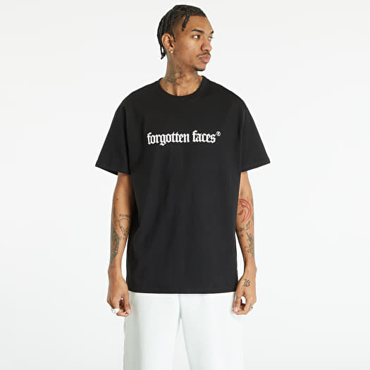 Forgotten Faces FOF Logo Heavy Oversized Tee Black | Queens