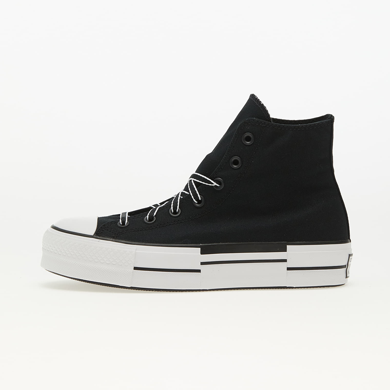 Women s sneakers and shoes Converse Chuck Taylor All Star Lift Platform Outline Sketch Black White Black Queens