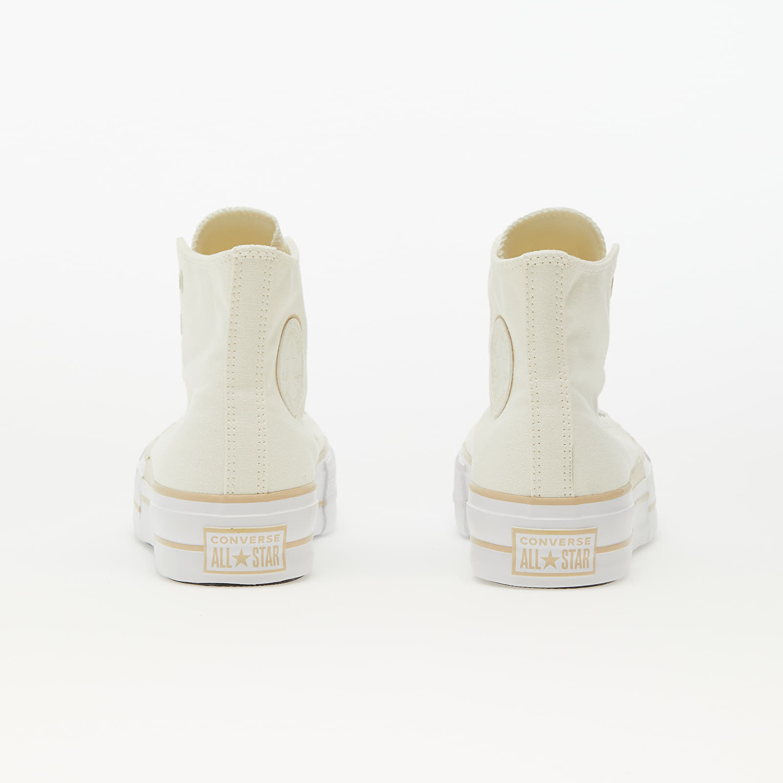 Dámské tenisky a boty Converse Chuck Taylor All Star Lift Platform Outline Sketch Oat Milk/ Egret/ White