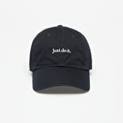 Caps Nike Club Unstructured Just Do It Cap Black White Queens
