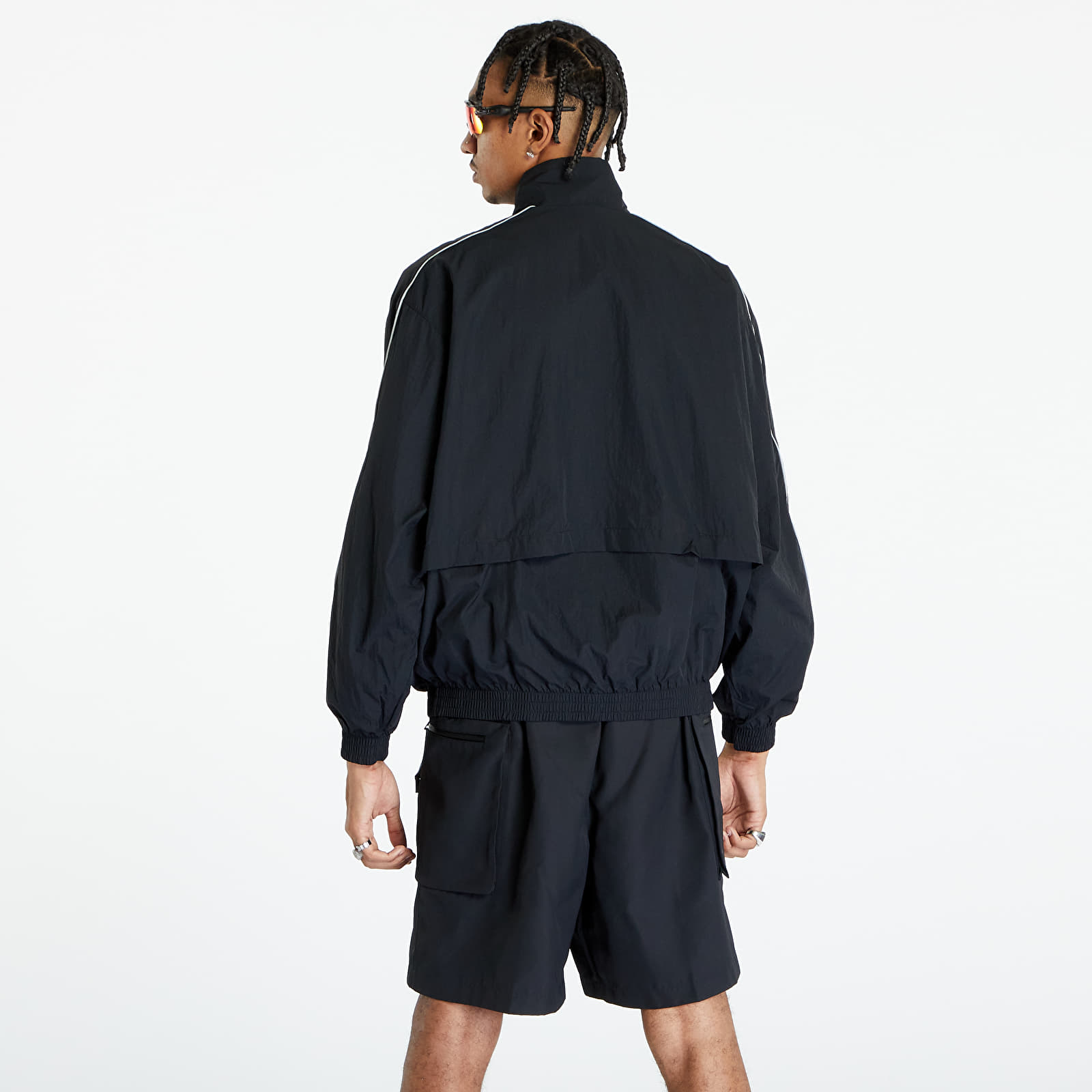 Куртки Nike Solo Swoosh Woven Tracksuit Jacket Black/ White