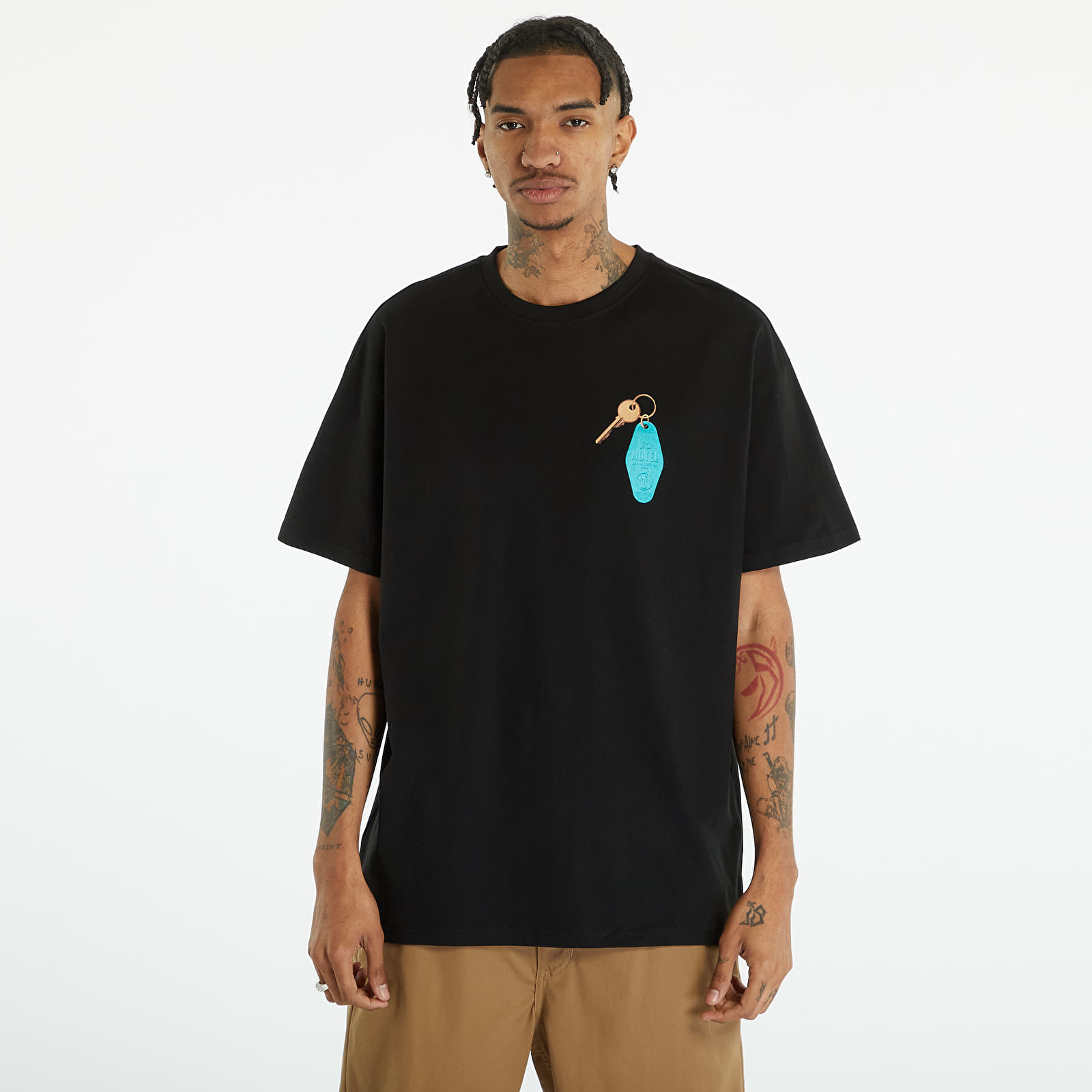 T-shirts Urban Classics California Motel Oversize Tee Black