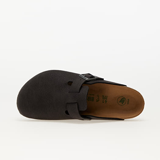 Birkenstock Boston Synthetic Dust Black VEG | Queens