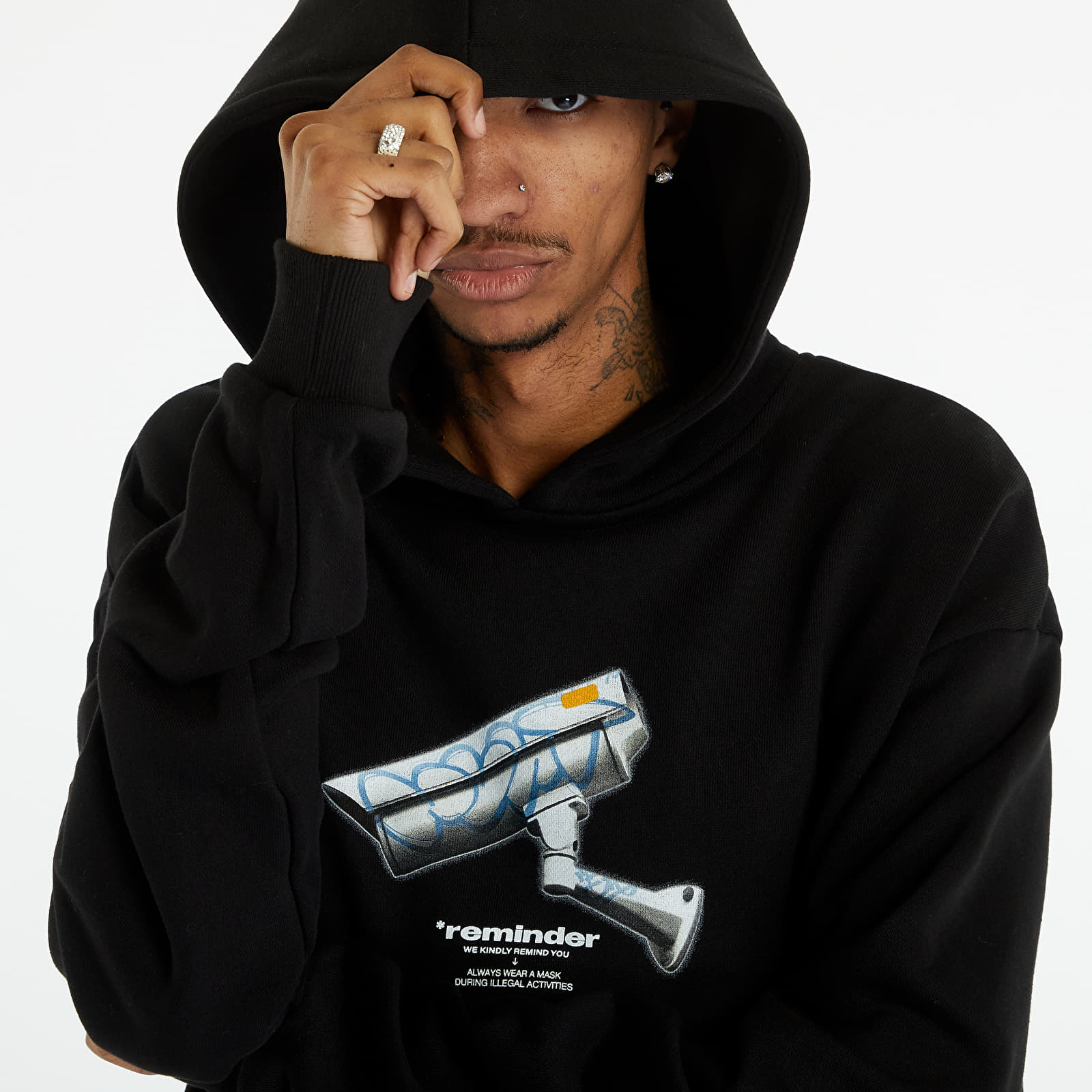 Kapuutsikud ja kampsunid Urban Classics CCTV Ultraheavy Oversize Hoodie Black